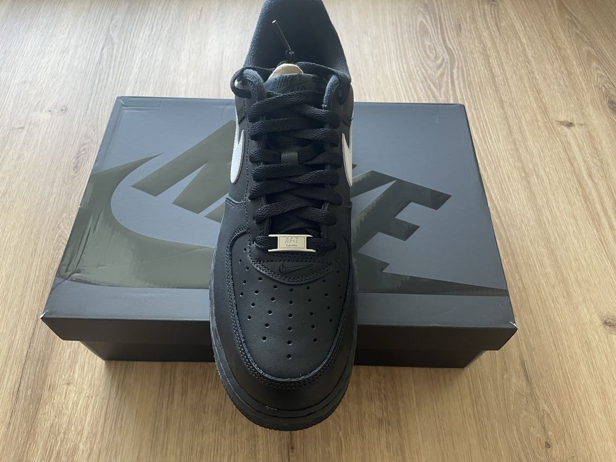 Scarpe da uomo: Supreme Nike Air Force 1 Low Black – Nuovo e nell'imballaggio originale da Niederuzwil venduto da Ferdi_Fuchs 2
