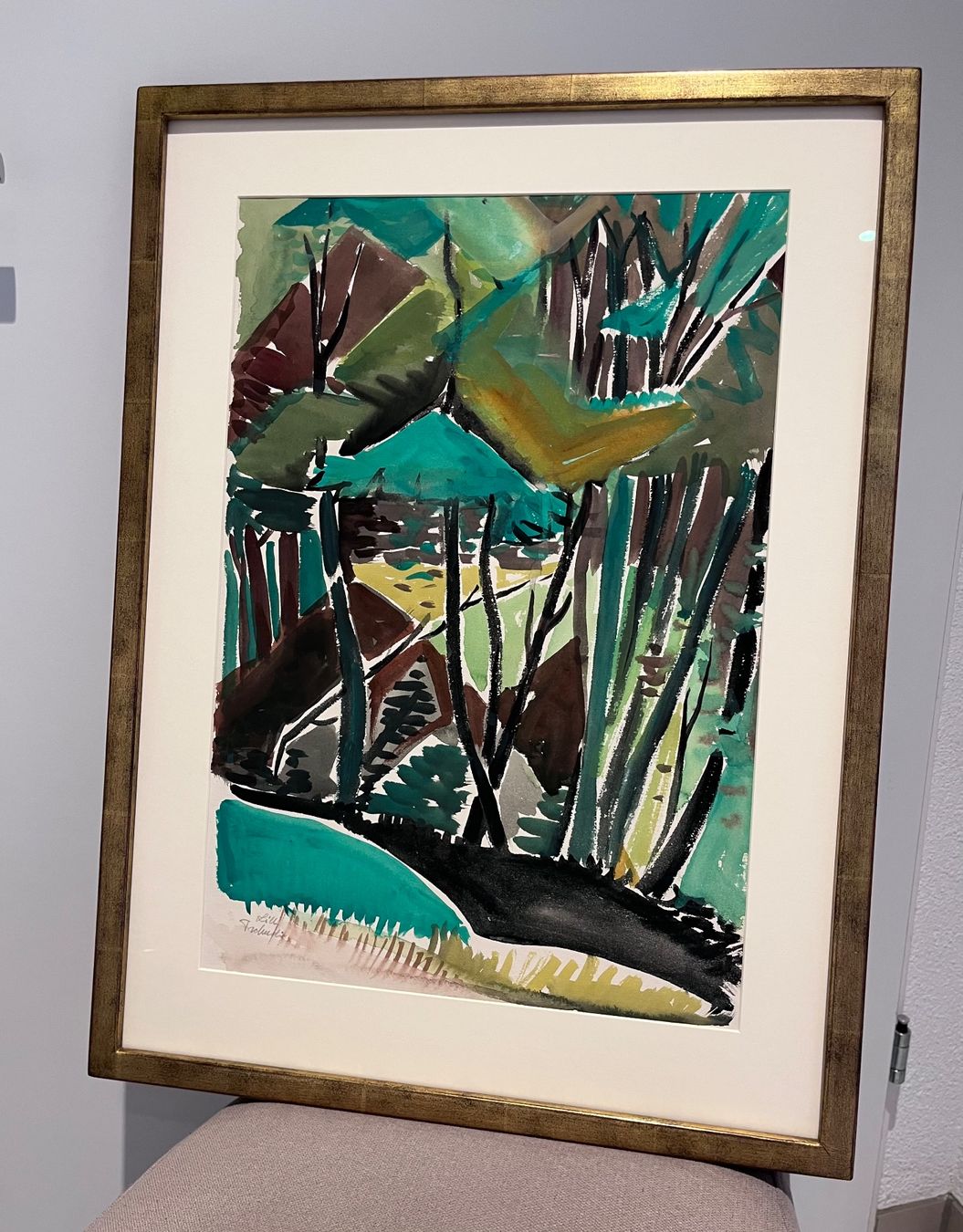 Dipinti: LILL TSCHUDI - GROSSES ORIGINALWERK – Usato da Benglen venduto da Kunstfund