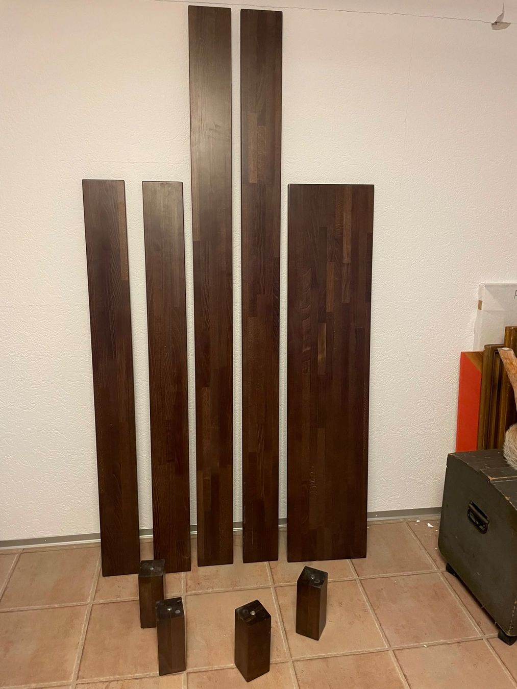 Conforama Letti: Holzbett, Nussbaumfarben ohne Lattenrost – Usato da Heimenschwand venduto da morgenstern09 2