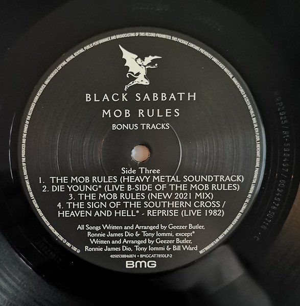 Dischi in vinile: Black Sabbath – Mob Rules - Remastered, 2 LPs – Nuovo e nell'imballaggio originale da Brittnau venduto da Zibu 3