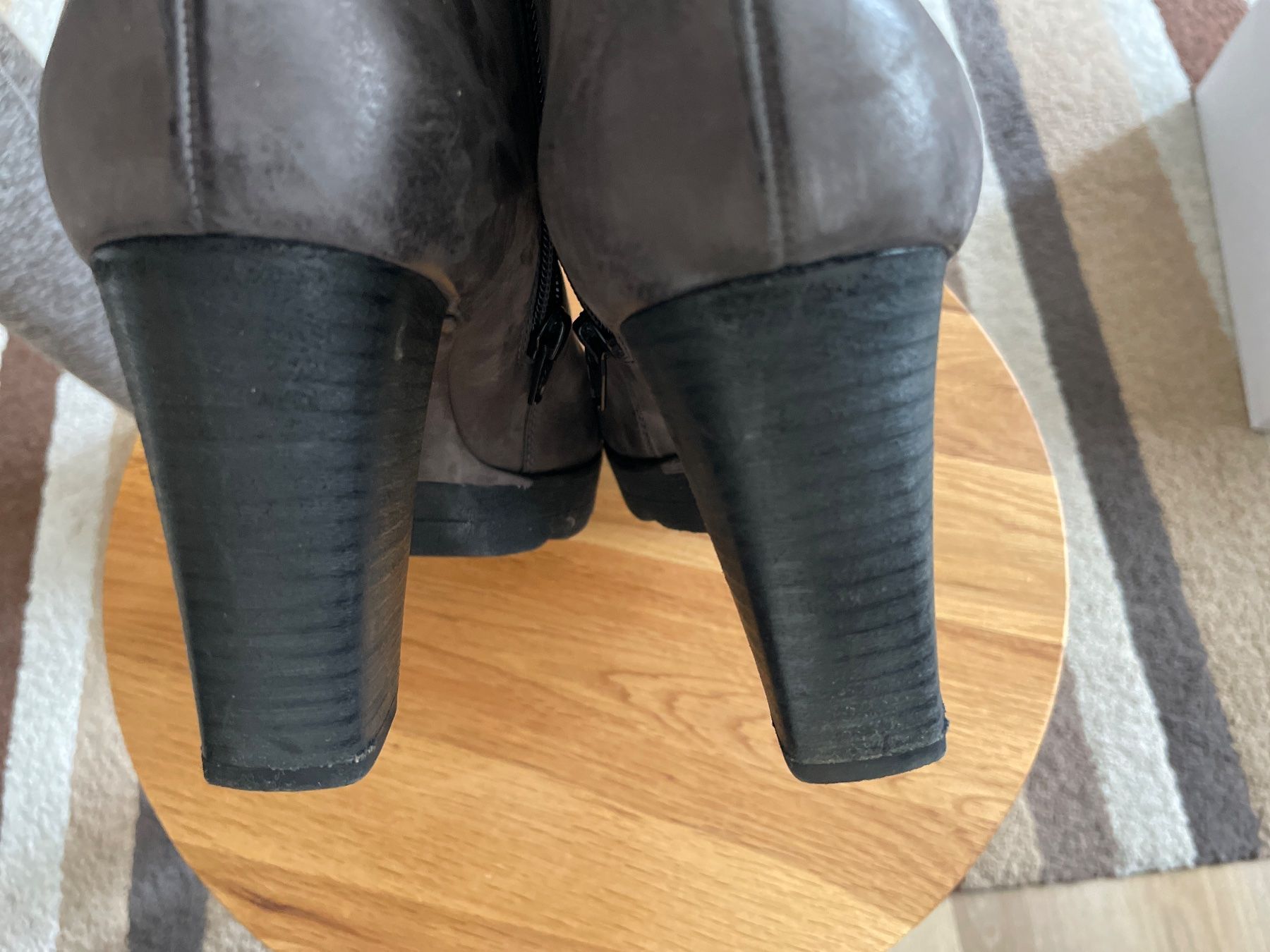 Paul Green Damenschuhe: Paul Green Stiefeletten Grau Leder Gr. 39 – Gebraucht aus Birsfelden von Nic21 3