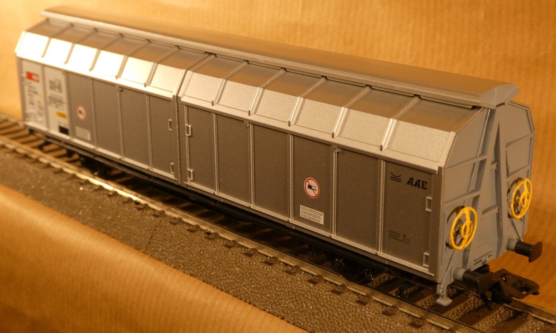 Roco Modellini di ferrovie: Roco 46945 SBB AAE Schiebewandwagen Hbillns – Nuovo (secondo la descrizione) da Muri b. Bern venduto da Malagueno 1