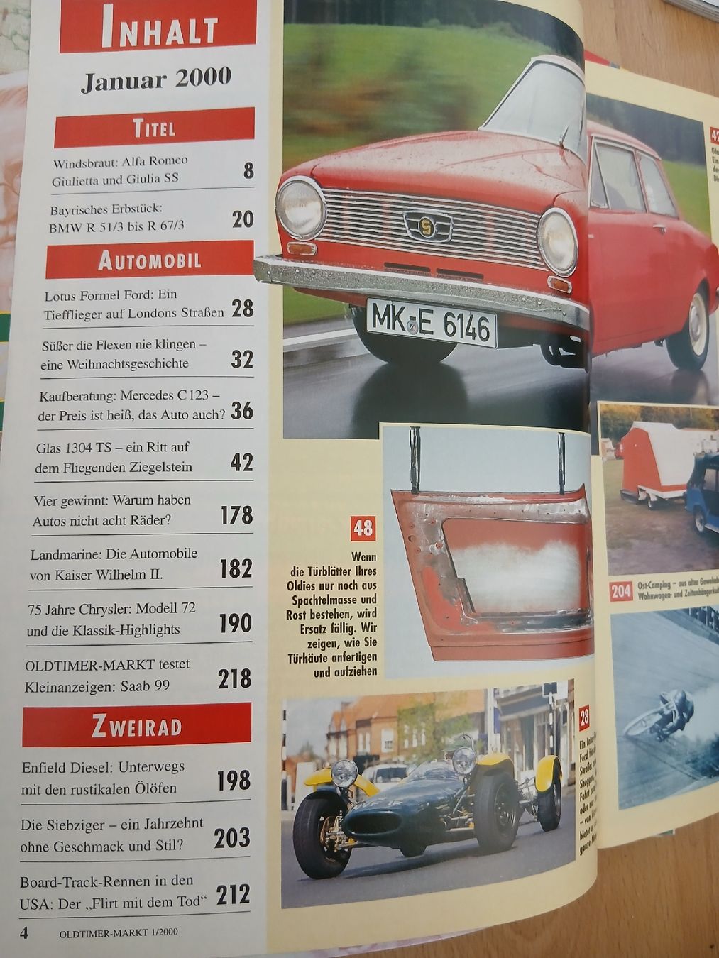 Alfa Romeo Autos: Alfa Giulia SS Mercedes W123 Coupe BMW R 51/3 und R67 – Gebraucht aus Safenwil von saavo 2
