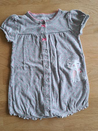 Carters Sommer-Spieler mit Katzenmotiv, Grösse 80 / 12M