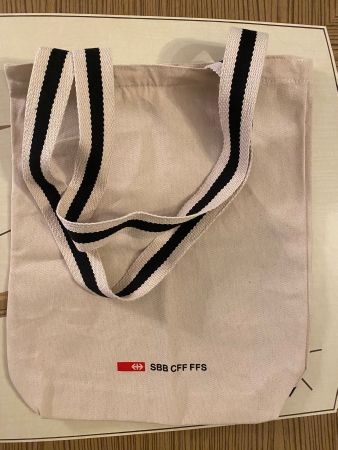 Umhängetasche aus festem Baumwollstoff (35 x 42 cm)