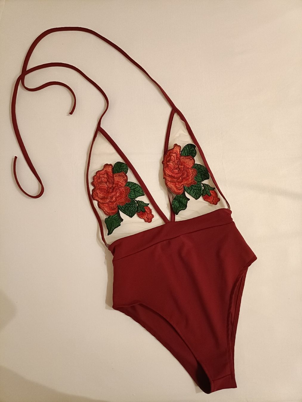 Top: Damen Body Rosenmuster Neu Gr. S – Nuovo (secondo la descrizione) da Dübendorf venduto da Me_sa