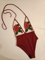 Damen Body Rosenmuster Neu Gr. S