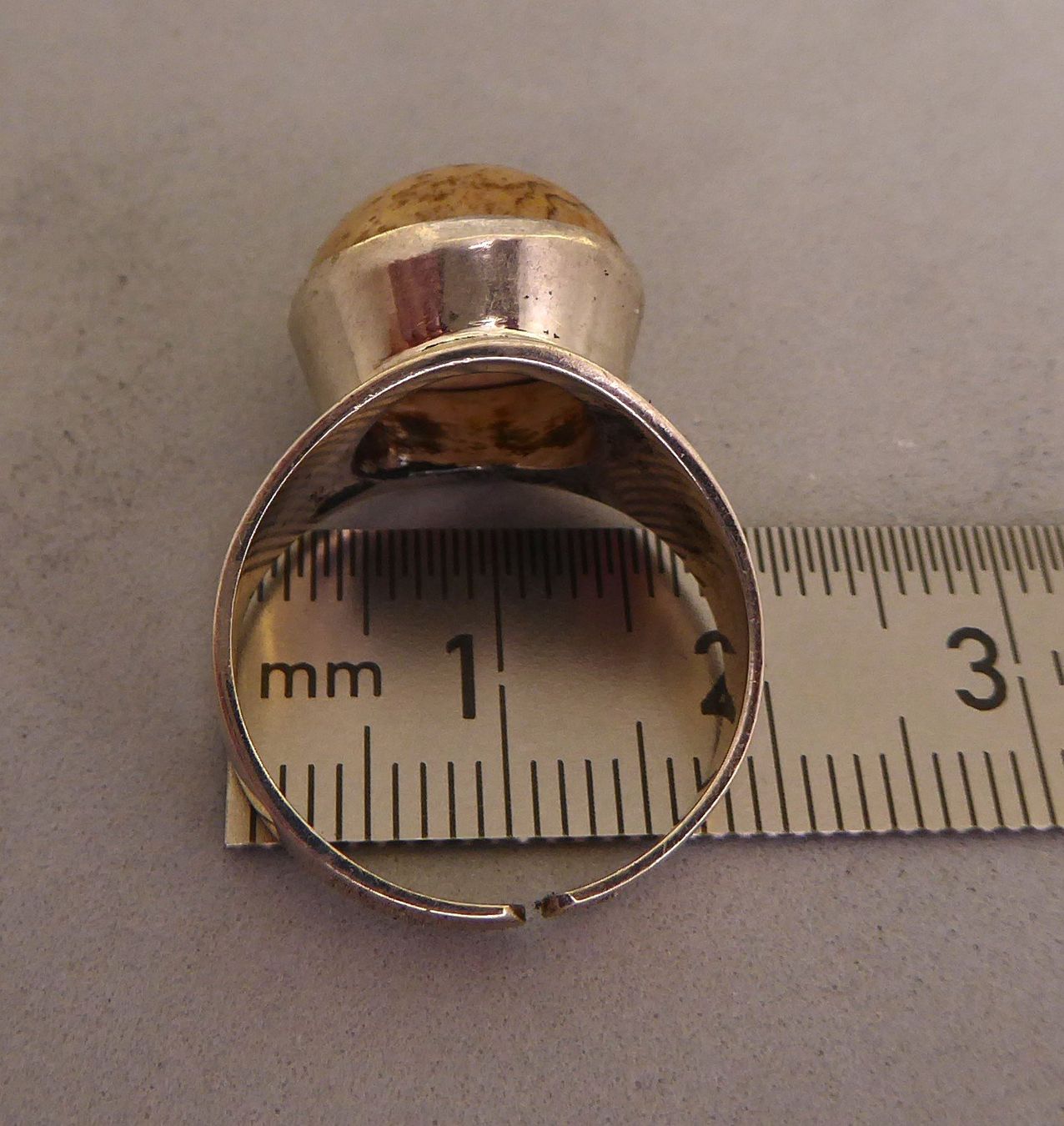 Anelli: Ring 800 Silber mit echtem Achat Stein vor 1985 – Usato da Muri AG venduto da Lineli2020 4
