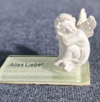 Engel-Figur mit "Alles Liebe!"-Botschaft, Zustand Top!