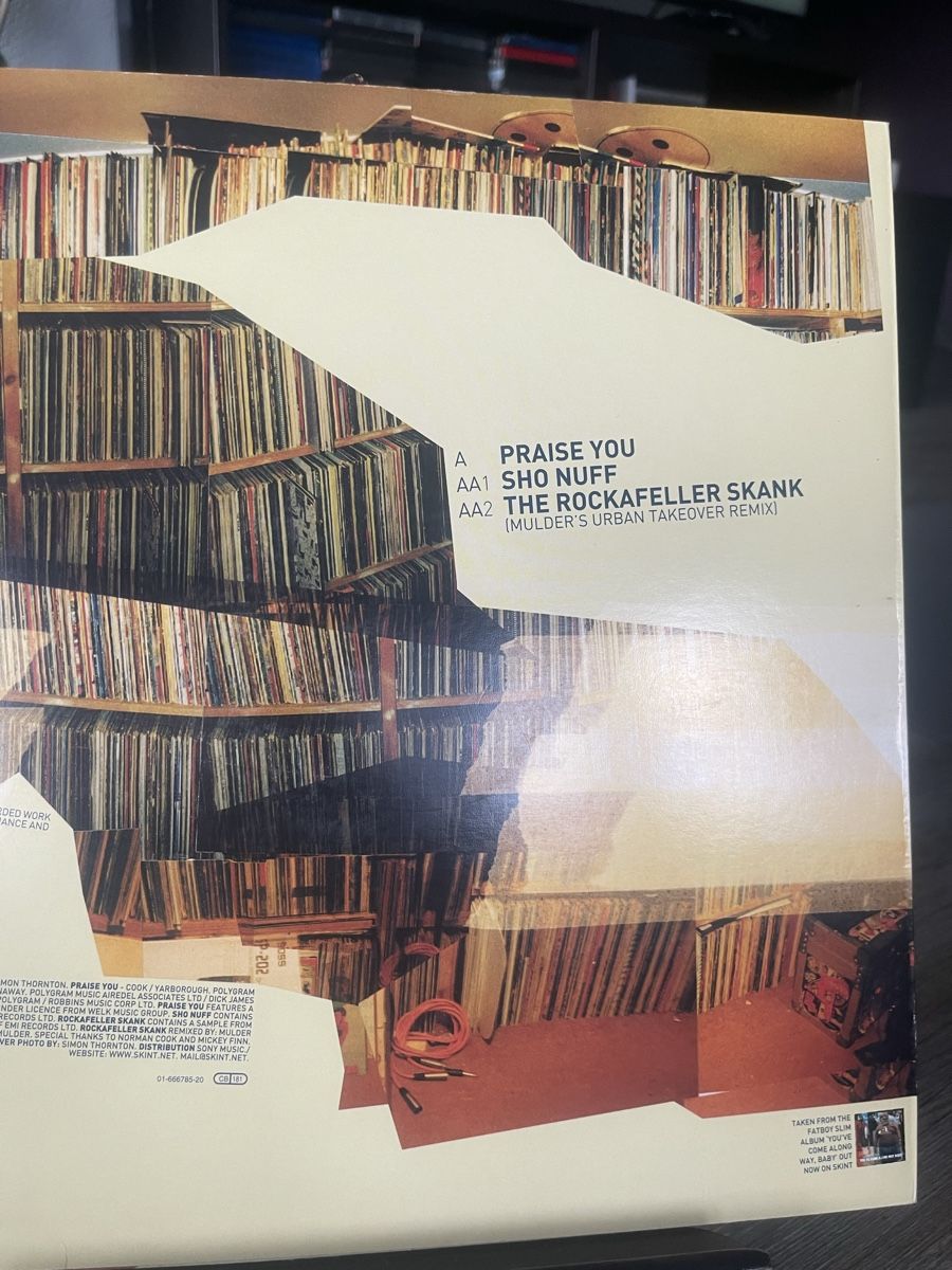 Dischi in vinile: Fat Boy Slim / Praise you  – Usato da Dagmersellen venduto da stonefinger 1