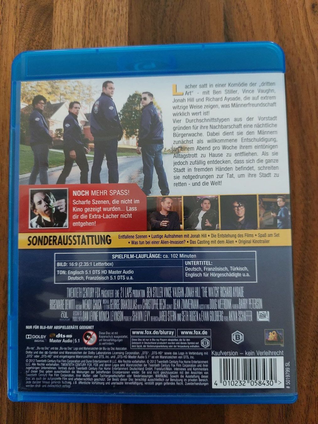 Tutti i DVDs: Blu Ray - The Watch Nachbarn der 3. Art – Usato da Rheinfelden venduto da FilmAuktion 1