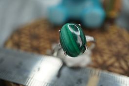 Malachit     ring Grösse  Variabel     (Räumung!)