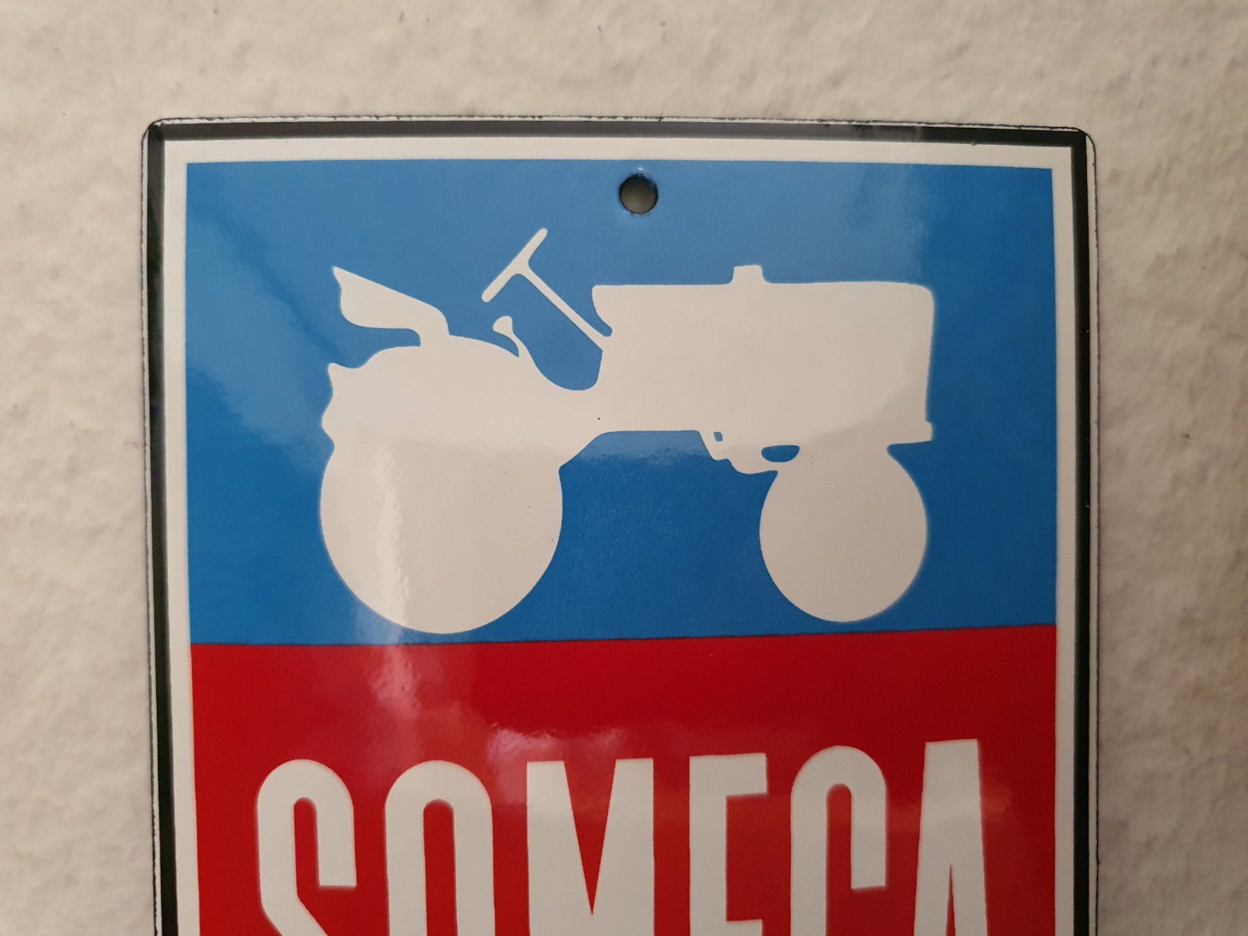 Simca Insegne: Emailschild Simca Someca Traktor Logo Emaille Schild Reklame – Nuovo (secondo la descrizione) da Schaffhausen venduto da pfanis09 1