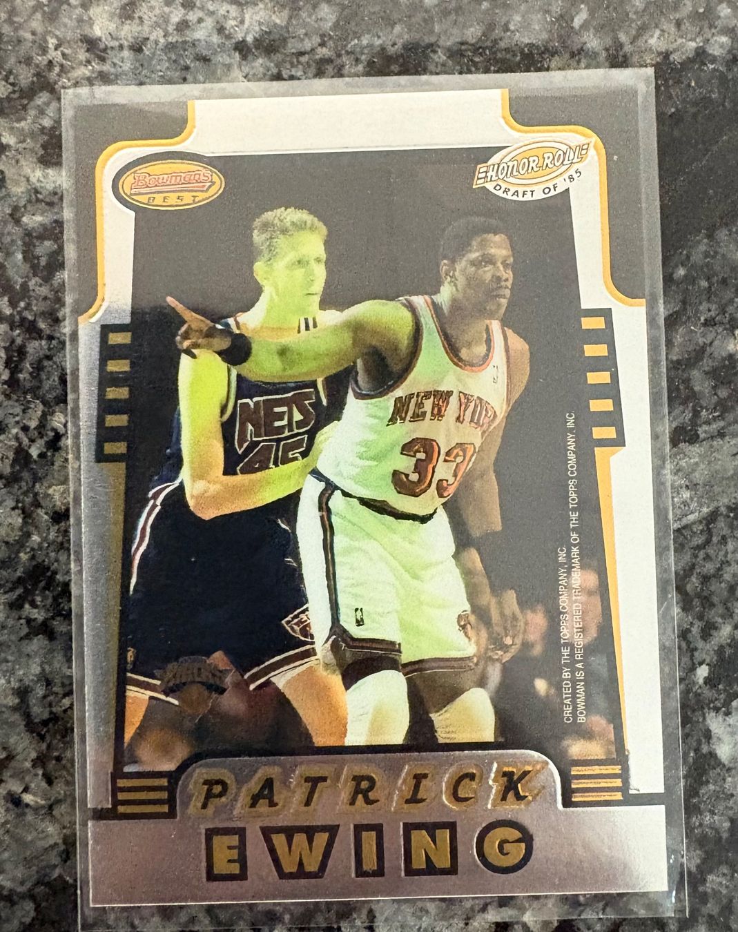 Nba Sammelbilder & Trading cards: NBA K. Malone & P Ewing Honor Roll Card – Neu (gemäss Beschreibung) aus Muttenz von joba23 1