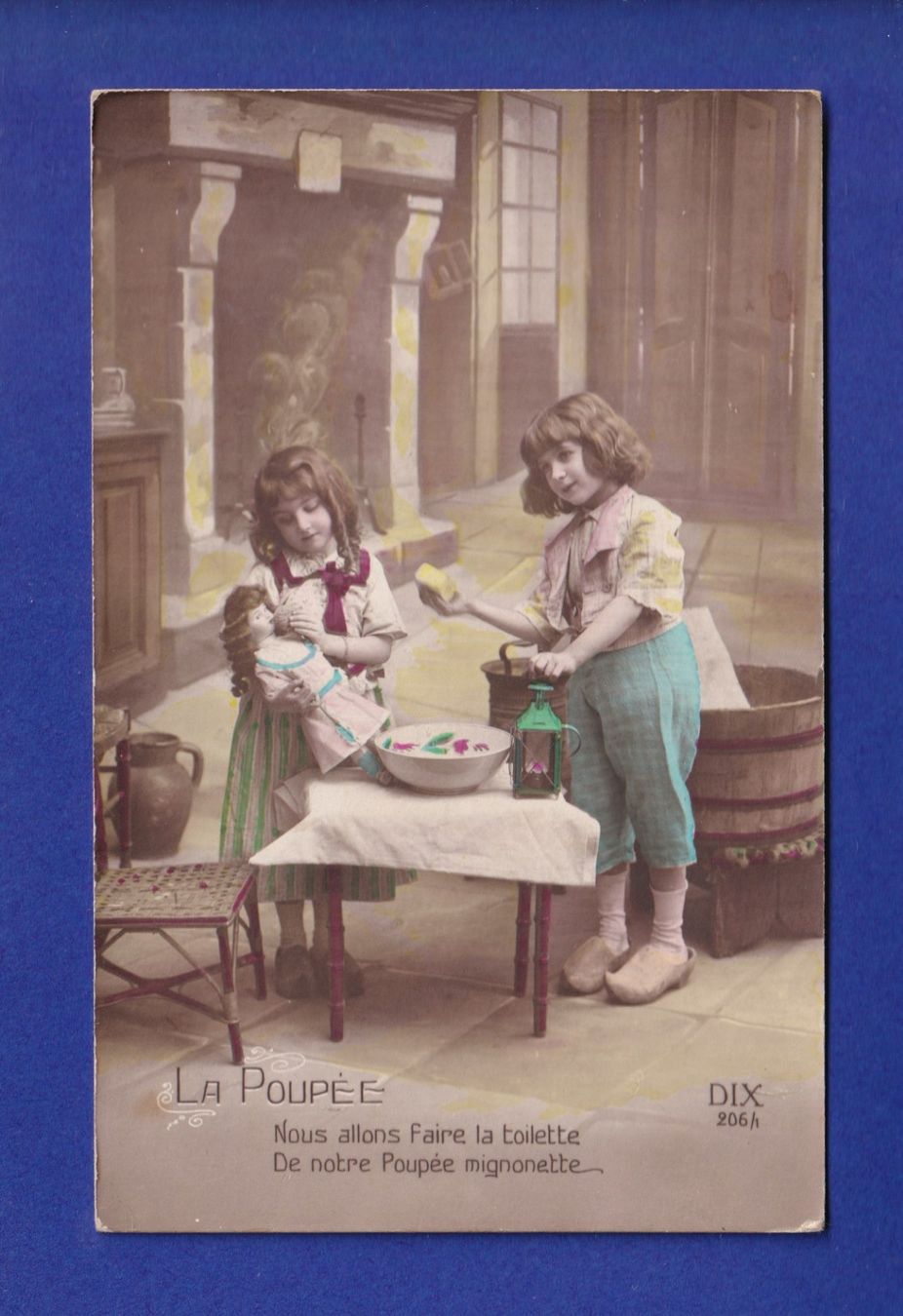 Cartoline postali: ENFANT - La poupée – Usato da Pully venduto da nicecards-shop