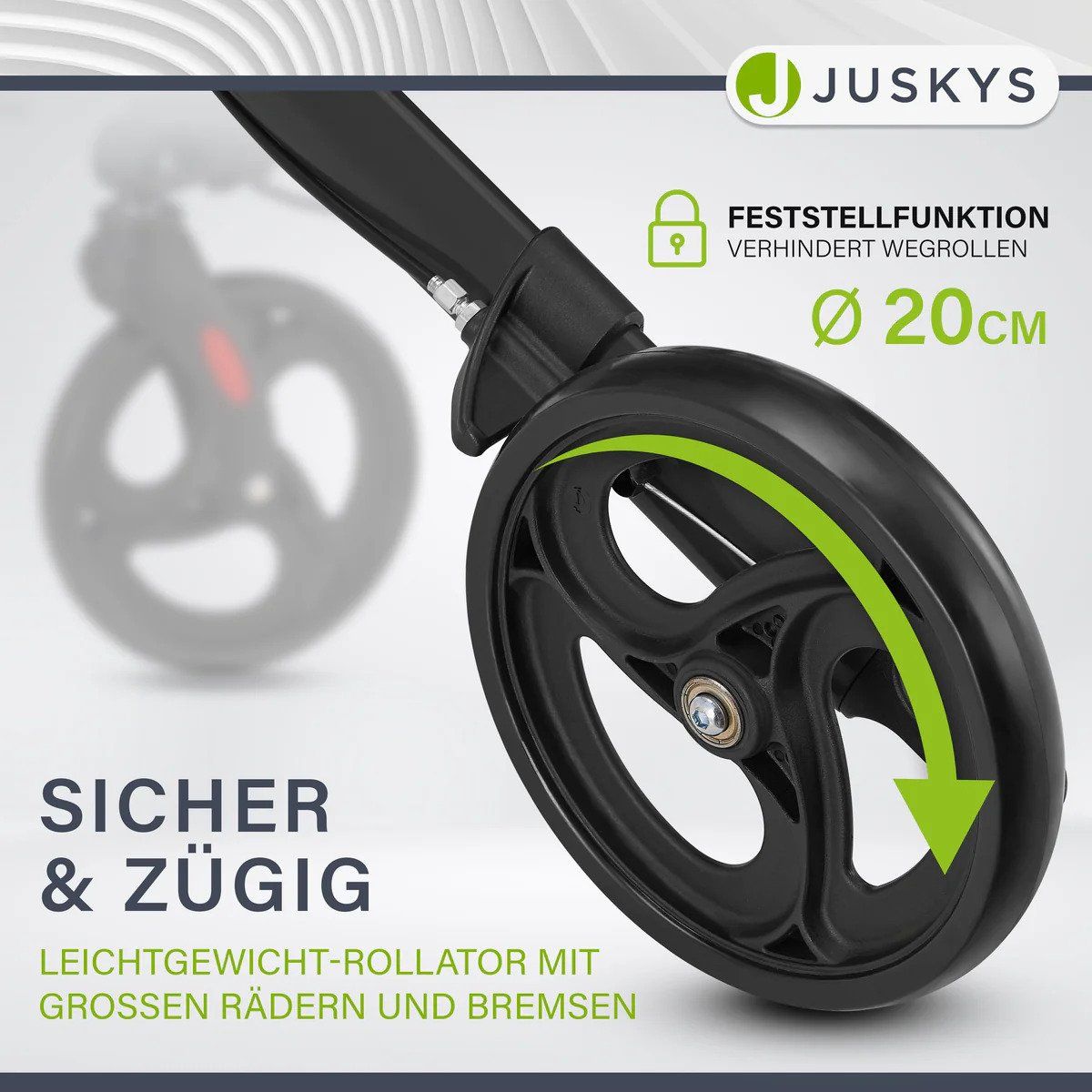 Gehhilfen: Aluminium Rollator Vital mit Sitz – Neu und originalverpackt aus Kreuzlingen von DealBlitz 4