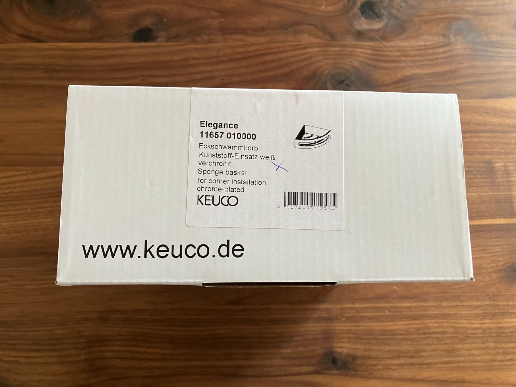 Portasapone: KEUCO Eckschwammkorb, Modell Elegance, Nr. 11657 – Nuovo e nell'imballaggio originale da Neunkirch venduto da autoscooter57 5