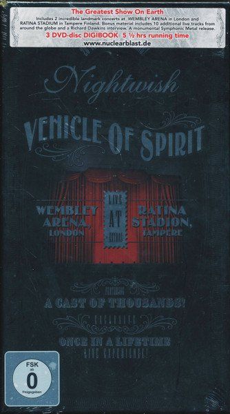 Nightwish ‎– Vehicle Of Spirit 3DVD NEUF/OVP 1