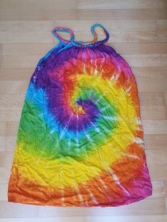 Sommerliches, buntes Hippie Kleid, Gr. 10, neuwertig