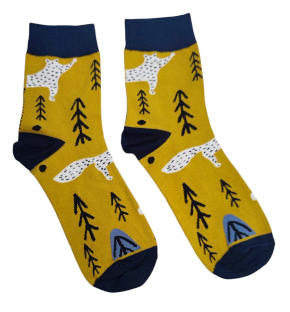 Calze: Socken Bäume / Trees / Tannenbaum – Nuovo e nell'imballaggio originale da Zürich venduto da amysmith