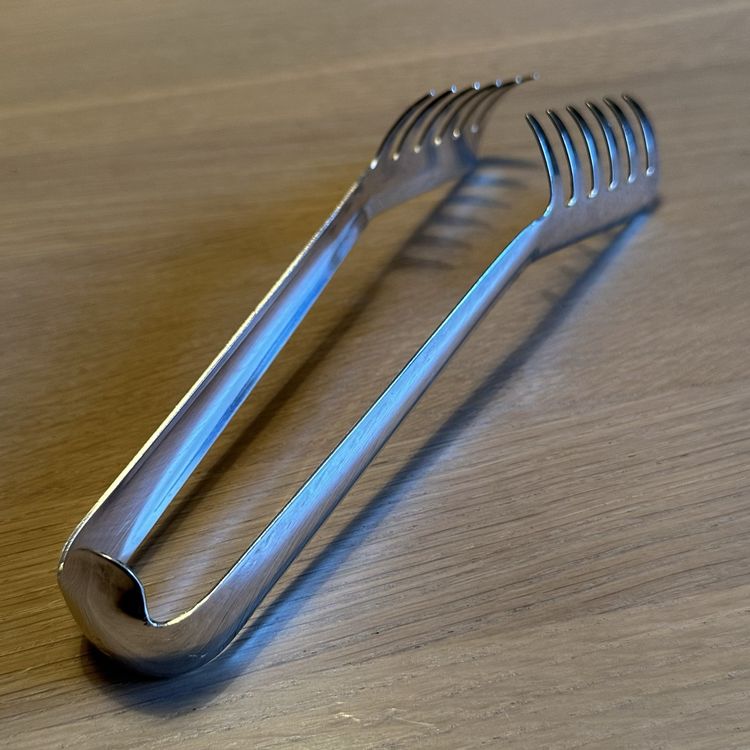 Paderno Spaghetti-Zange 21 Cm Aus Edelstahl (Silber) – 1 Stück