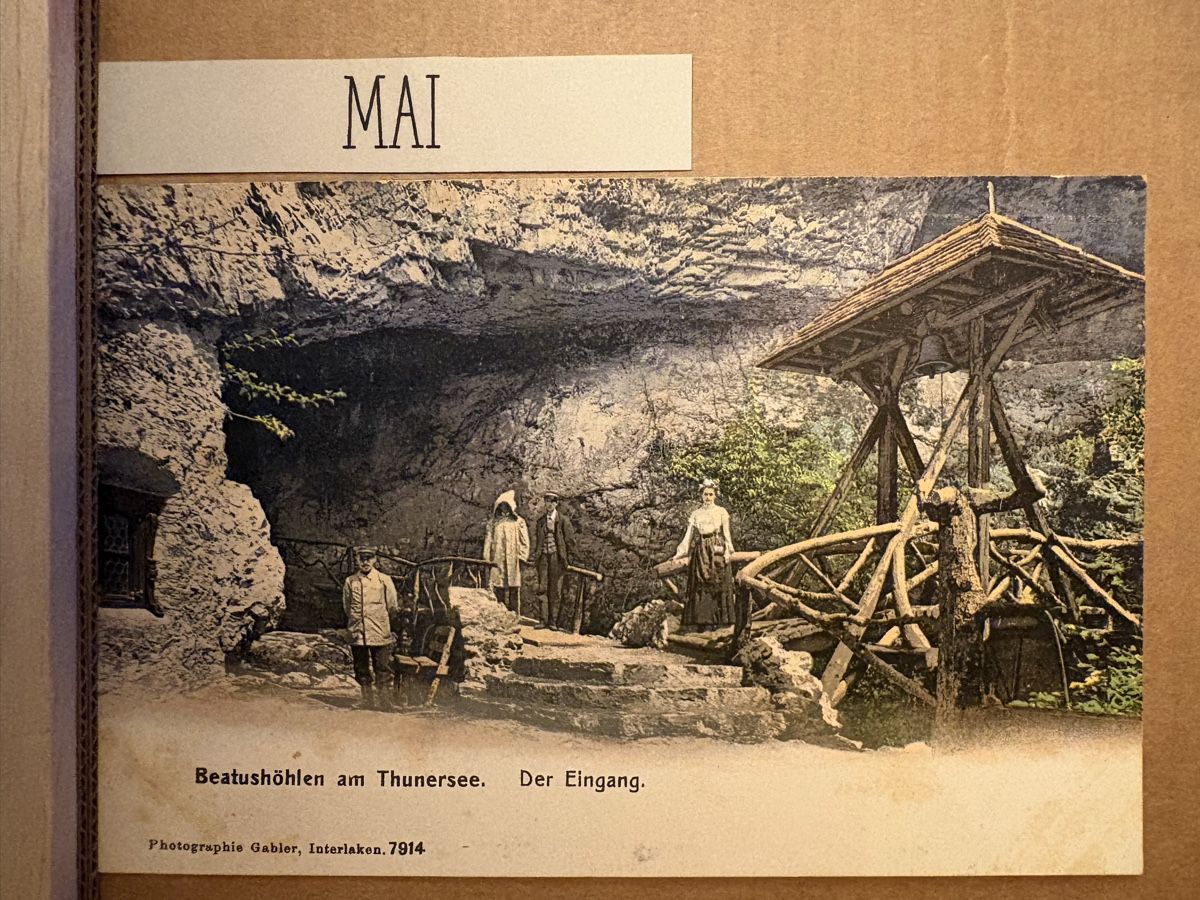 Cartoline postali: AK von Beatushöhlen am Thunersee – Usato da Rümlang venduto da Kartenpost1