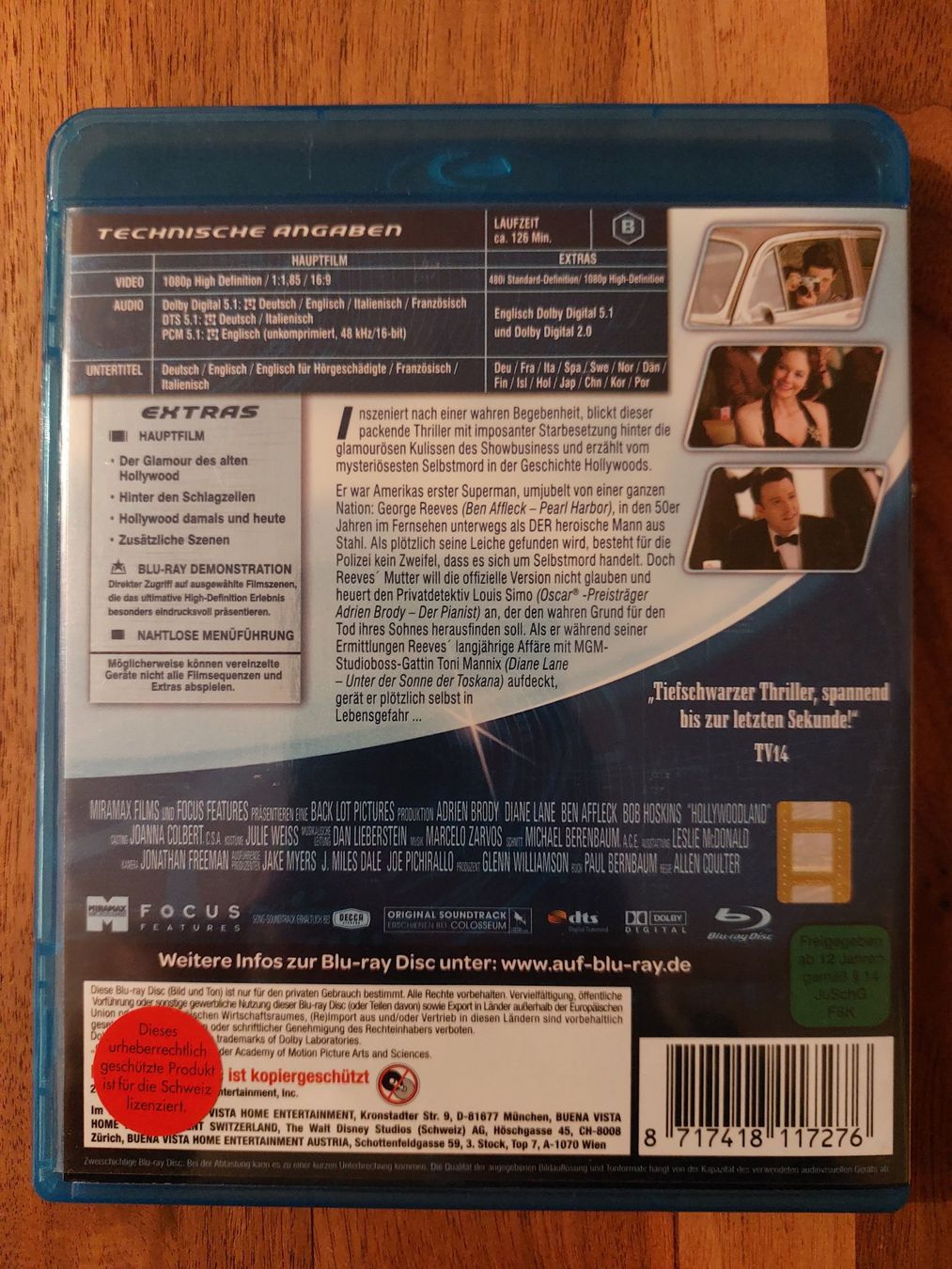 Tutti i DVDs: Blu Ray - Die Hollywood Verschwörung – Usato da Rheinfelden venduto da FilmAuktion 1
