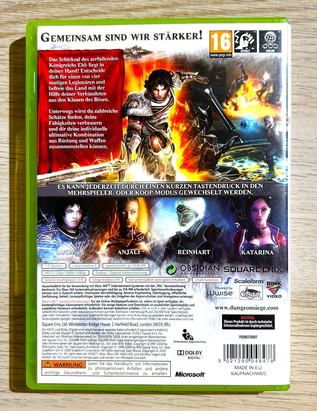 Microsoft Spiele: Dungeon Siege III Xbox 360 – Gebraucht aus St. Gallen von Alpine.Arcade 1