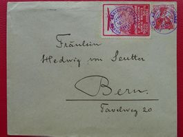 1913, seltener Vorläufer X oder Xa (SION) Brief, Kat: 3000.-