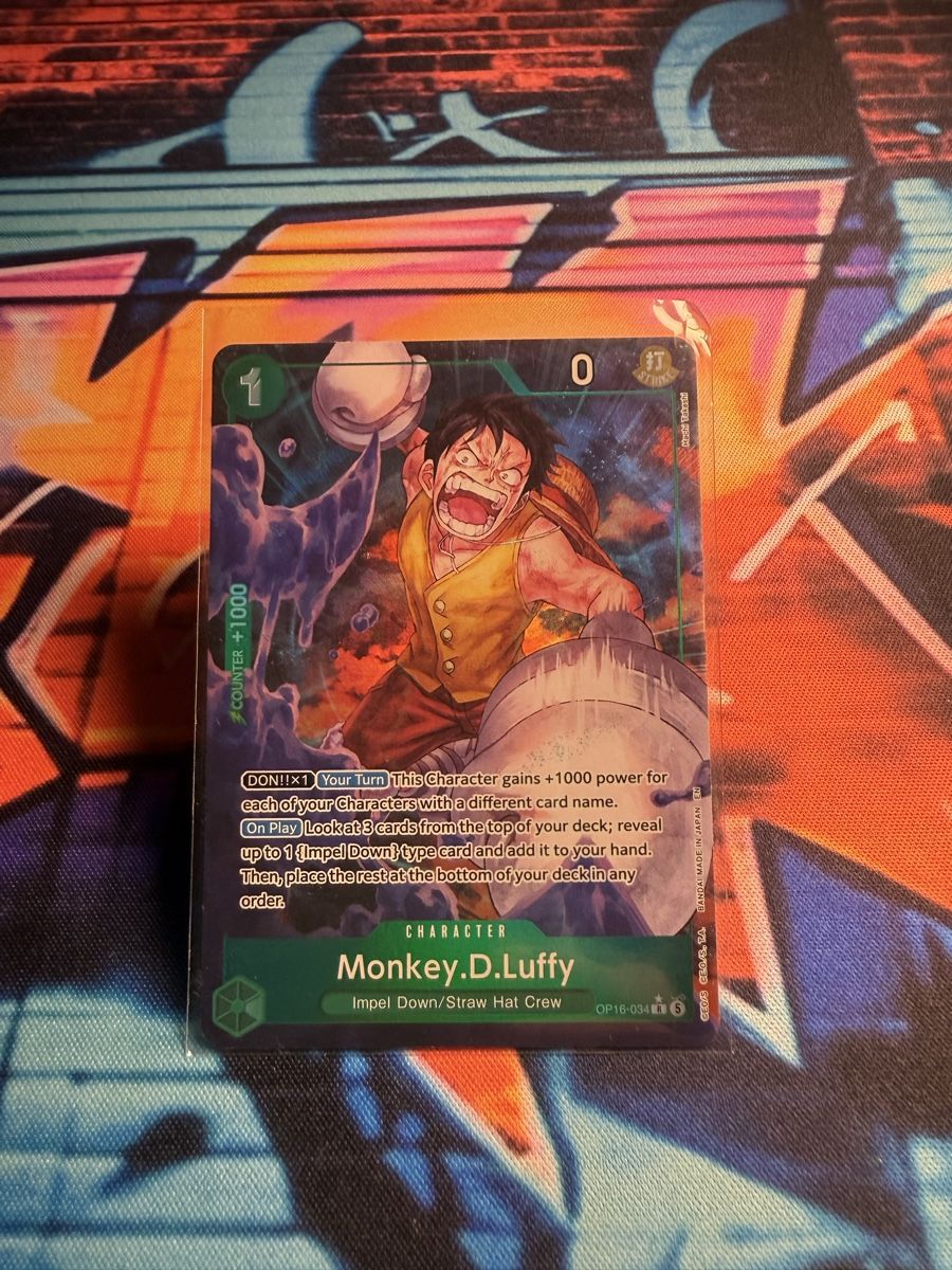 Bandai Carte collezionabili: Monkey D. Luffy OP16-034 AA – Nuovo (secondo la descrizione) da Kloten venduto da Sonic_3PO
