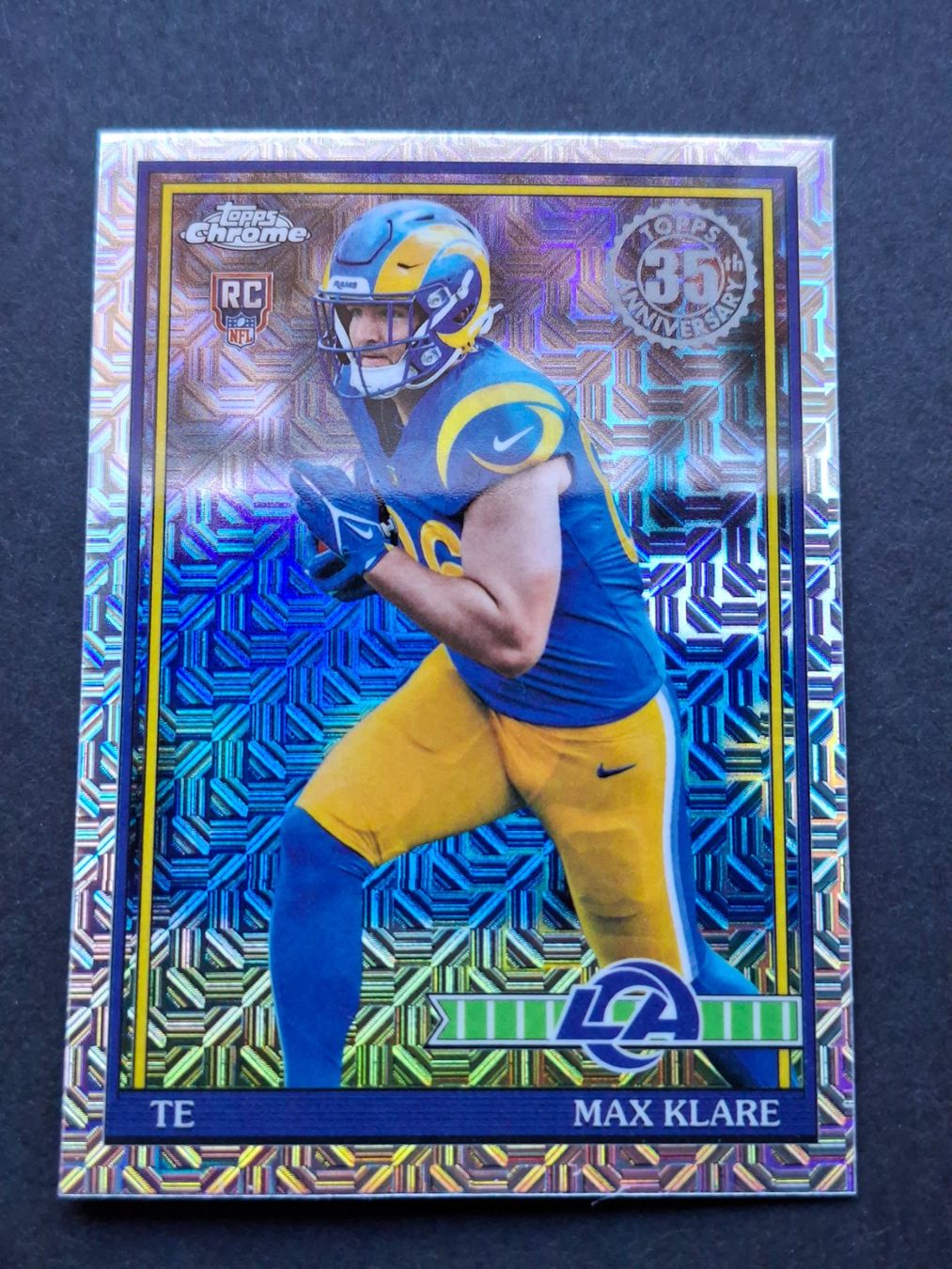 NFL Carte collezionabili: Max Klare RC 75th Mojo Refractor Rams Topps 2026 – Usato da Olten venduto da koloboogie