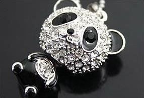 Ciondoli: Panda Anhänger inkl. Kette Bär Halskette Geschenkidee chain – Nuovo e nell'imballaggio originale da Dättlikon venduto da easythings 2