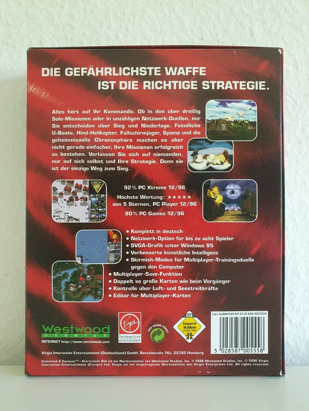 Jeux: PC Game Command & Conquer: Alarmstufe Rot 2 (1997) Big Box – D'occasion à Greifensee par perfectioN88 2