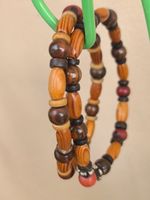 2 Stck Sandelholz, Holz & Kern Armbänder, Armband L