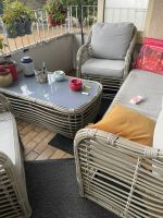 Moderne Polyrattan Lounge-Gruppe für Balkon & Terrasse – Top