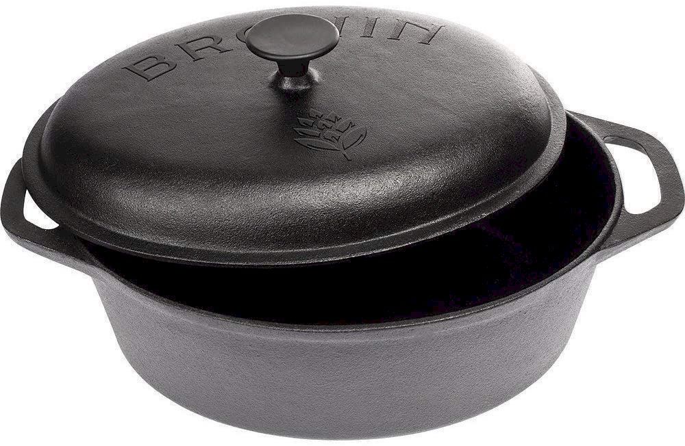 Töpfe: Bräter Gusseisen mit Deckel oval 5,5l – Neu und originalverpackt aus Bottighofen von zaap