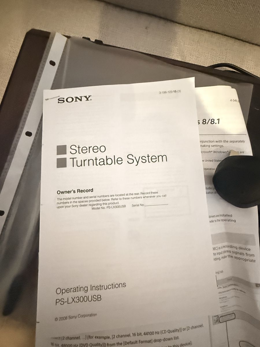 Giradischi: Record player sony – Usato da Melide venduto da Nikola-123 4