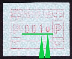 ATM 7_Abart "SCHÖNER JUSTIERFEHLER Variante 3" !__001U **