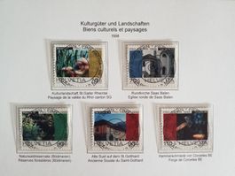 1998 Pro Patria Satz Ersttag Vollstempel mit Gummi