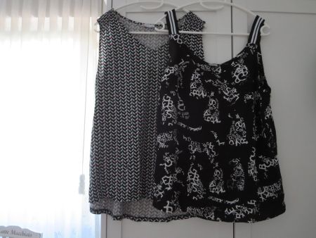 2 x Damen Träger-Shirts /Gr. 42/44