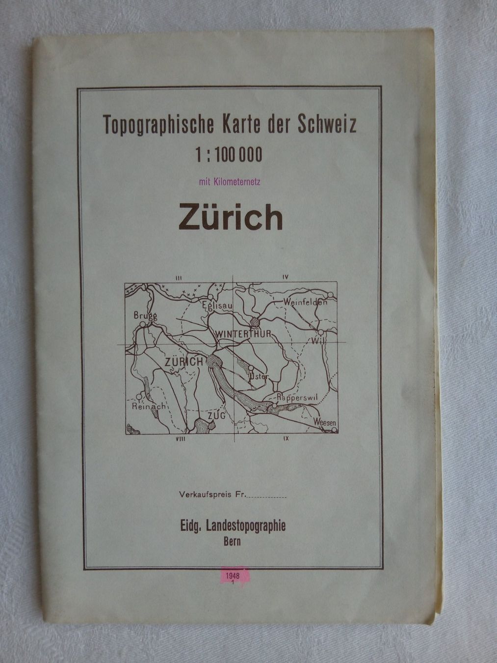 Cartine & Atlanti: Topographische Karten der Schweiz – Usato da Pratteln venduto da Zund-88-Funken 3