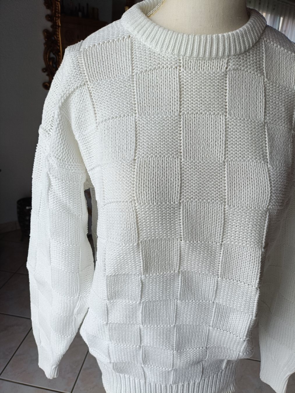 Maglioni & Felpe: Davidson's Damen Strickpullover,Grösse L, Weiss, Top Zustand – Usato da Sargans venduto da Polifemo58 1