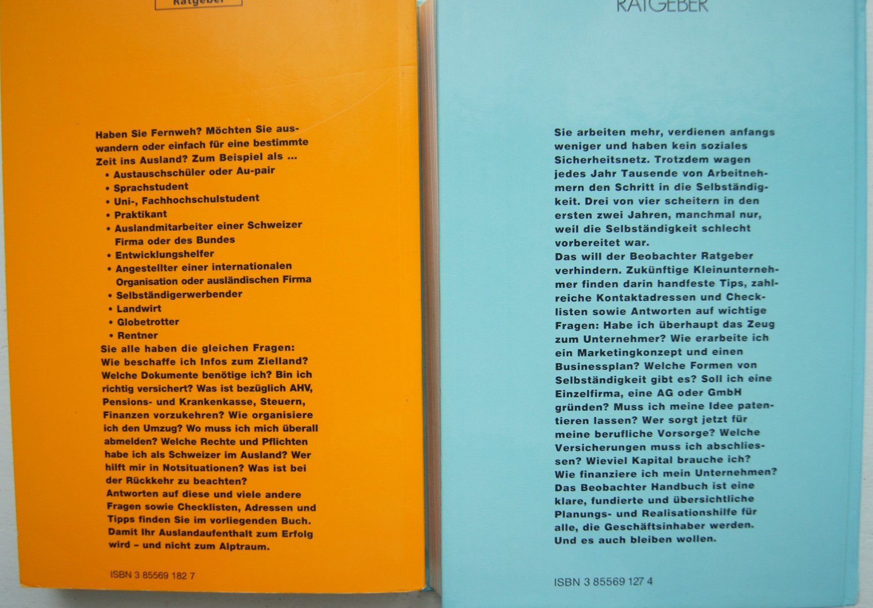 Libri: 2 Beobachter Bücher – Usato da Fribourg venduto da erw_68dx 1