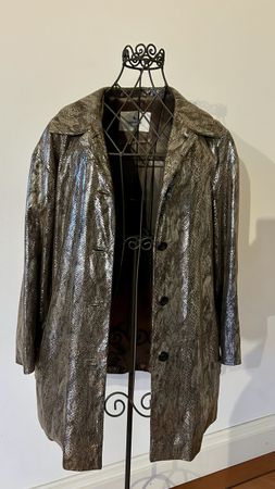 Exklusive Ziegenvelours-Lederjacke mit Schimmer – Hofstetter