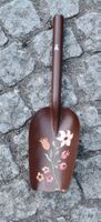 Handbemalte Kohleschaufel mit Blumenmuster, Vintage 49