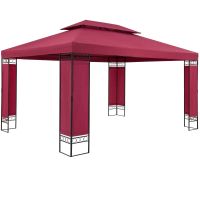 XXL Pavillon 3x4m Bordeaux