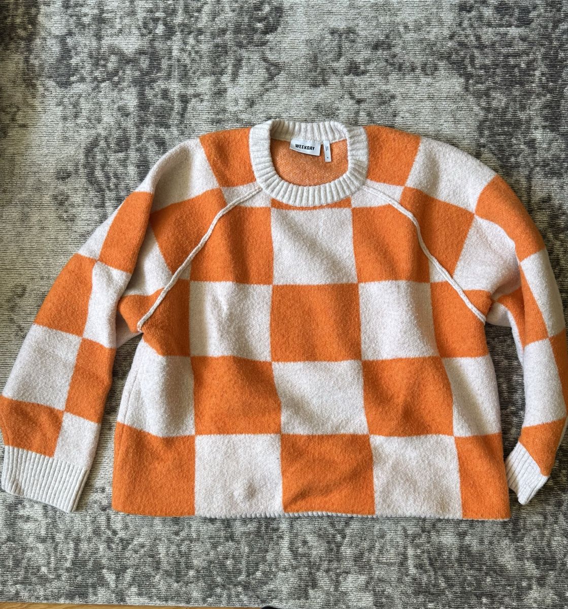 Maglioni & Felpe: Wunderschöner Weekday Strickpullover Gr. S im Schachbrettmus – Usato da Zürich venduto da ene_wct9