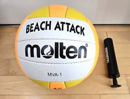 Volleyball Molten MVA-1 Beach Attack mit Pumpe neuwertig