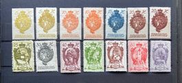 Liechtenstein Briefmarken, Satz mit 14 Stück, Top Zustand