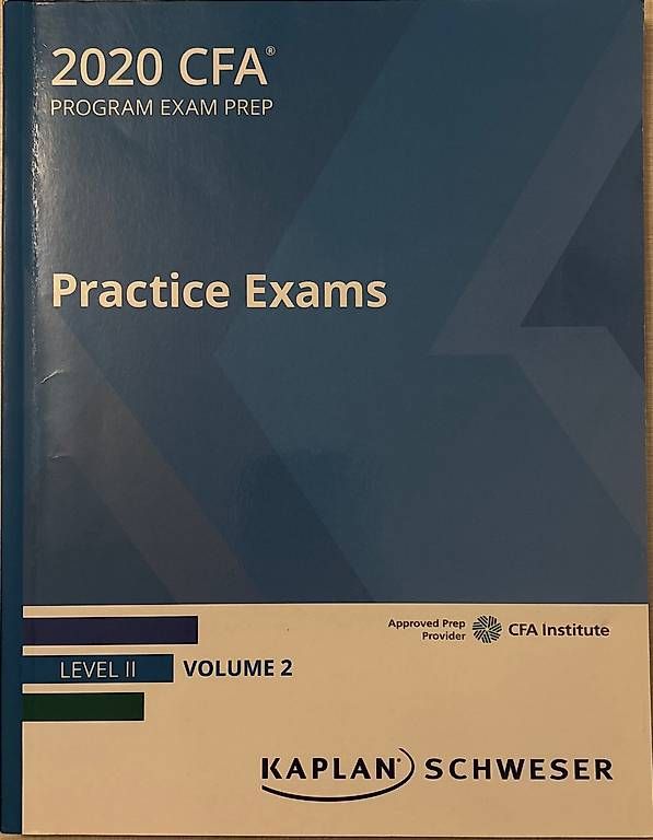 Bücher: CFA Level 2 Practice Exams – Gebraucht aus Bern von danielajulia